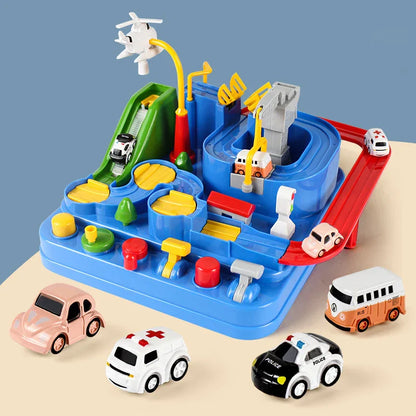 Car Train Track Adventure Set