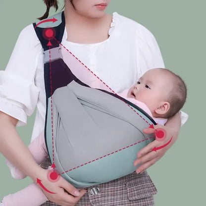 Child Carrier Wrap – Multifunctional Baby Carrier Ring Sling