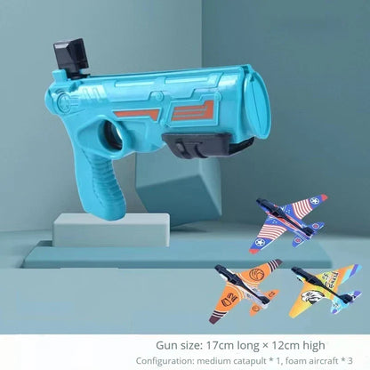 Children's Foam Airplane Launcher Toy – Outdoor Fun for Kids