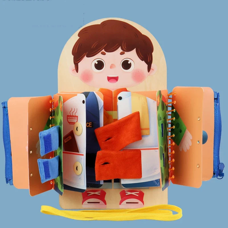 SkillPlay Wooden Montessori Busy Board