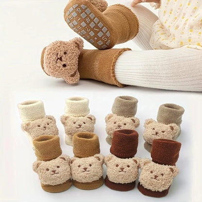 Cute Baby Cotton Bear Socks