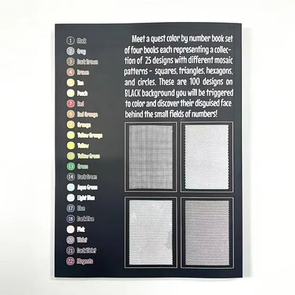 100 Colour Adventures – Magic Colour By Number Book