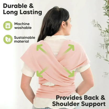 Baby Wrap Carrier – Breathable and Lightweight Baby Sling for Newborns