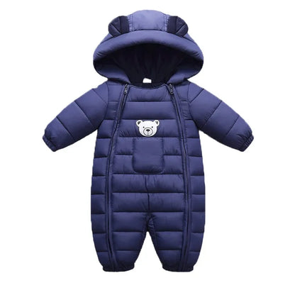 SnuggleBear Hooded Baby Snowsuit