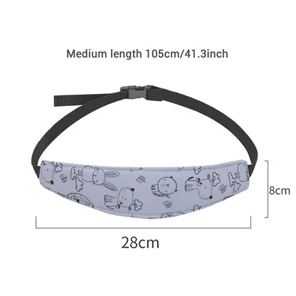 Baby Car Seat Head Support Strap – Adjustable Sleep Positioner