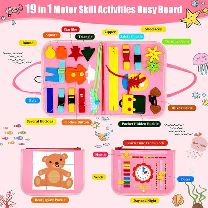 Toddler Montessori Busy Board