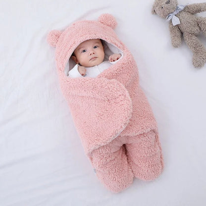 CosyCub – Plush Winter Baby Romper 🐻❄️