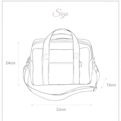 Embroidered Mom Tote Bag – Lightweight Large Capacity Travel Bag
