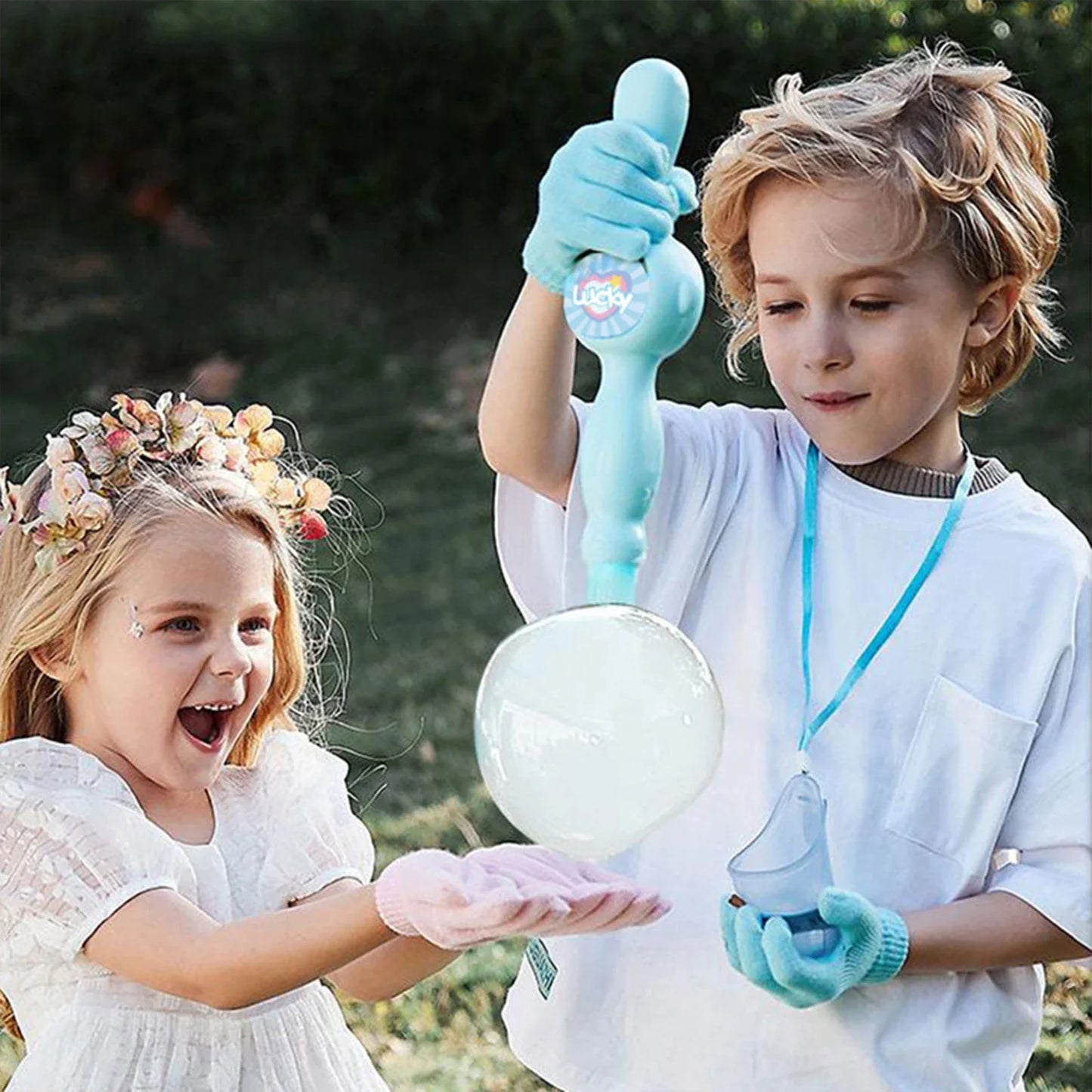 MagicMist Elastic Smoke Bubble Machine