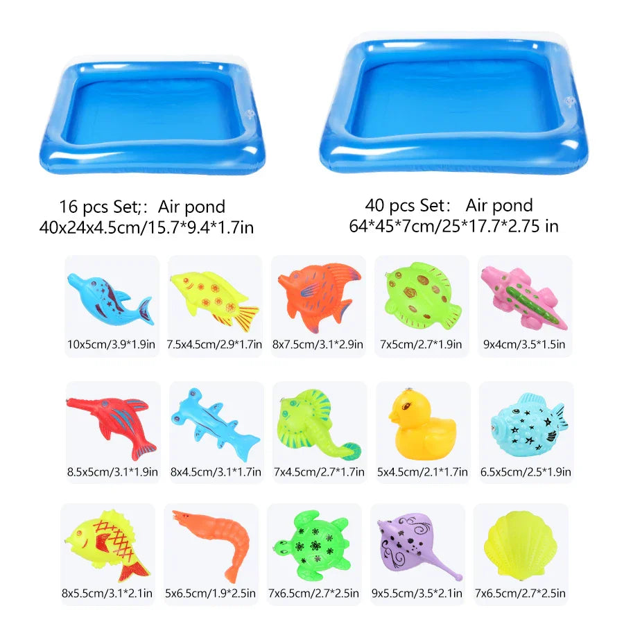Magnetic Pool Fishing Set