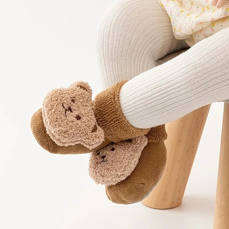 Cute Baby Cotton Bear Socks