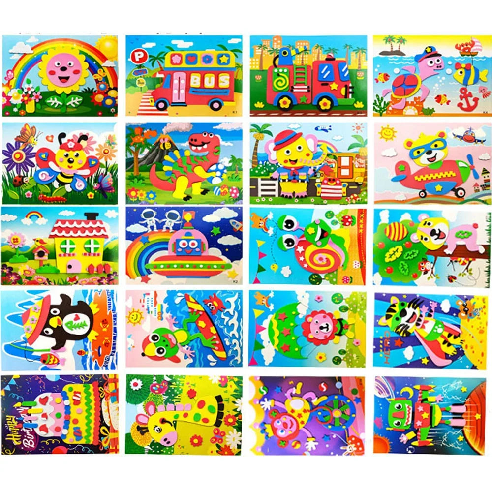StickyPals 3D Foam Sticker Puzzles