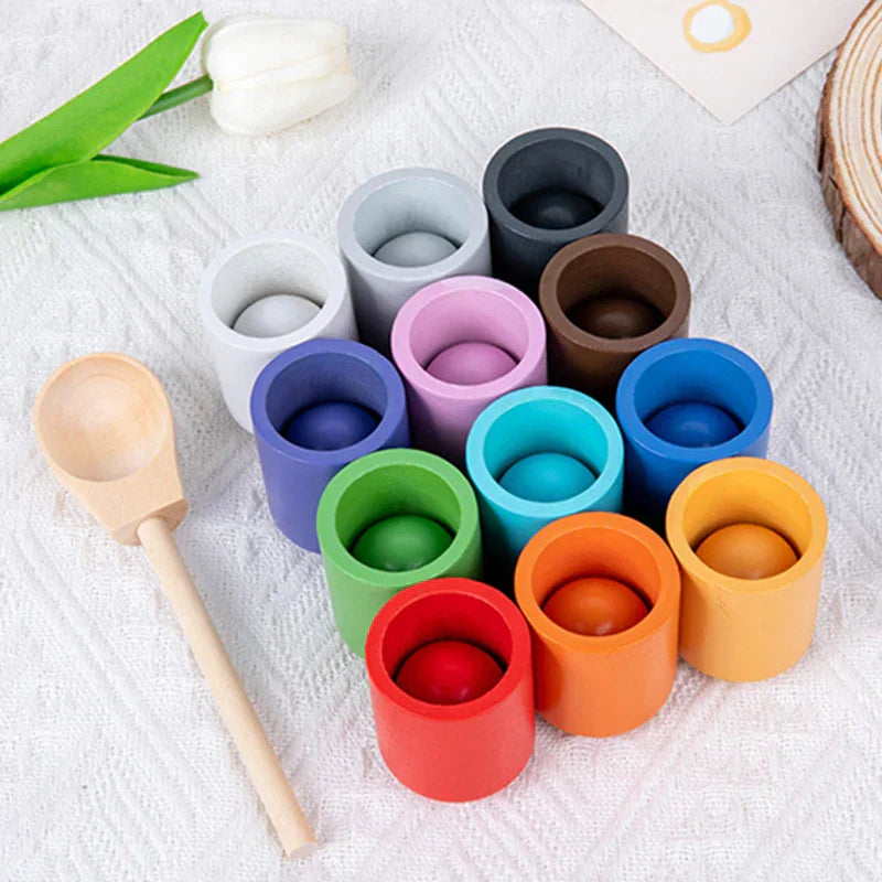 Montessori Wooden Sorting Toy for Toddlers