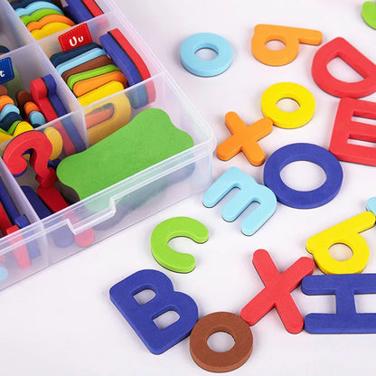 Magnetic Alphabet Letters Kit with Magnet Board