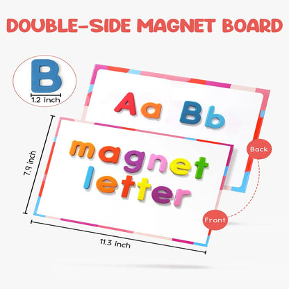 Magnetic Alphabet Letters Kit with Magnet Board