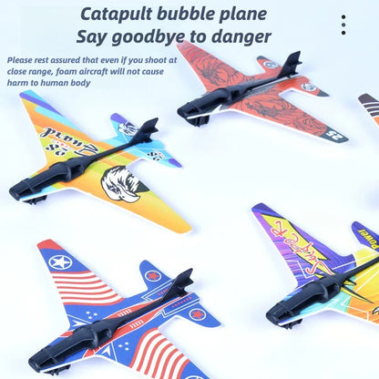 Children's Foam Airplane Launcher Toy – Outdoor Fun for Kids