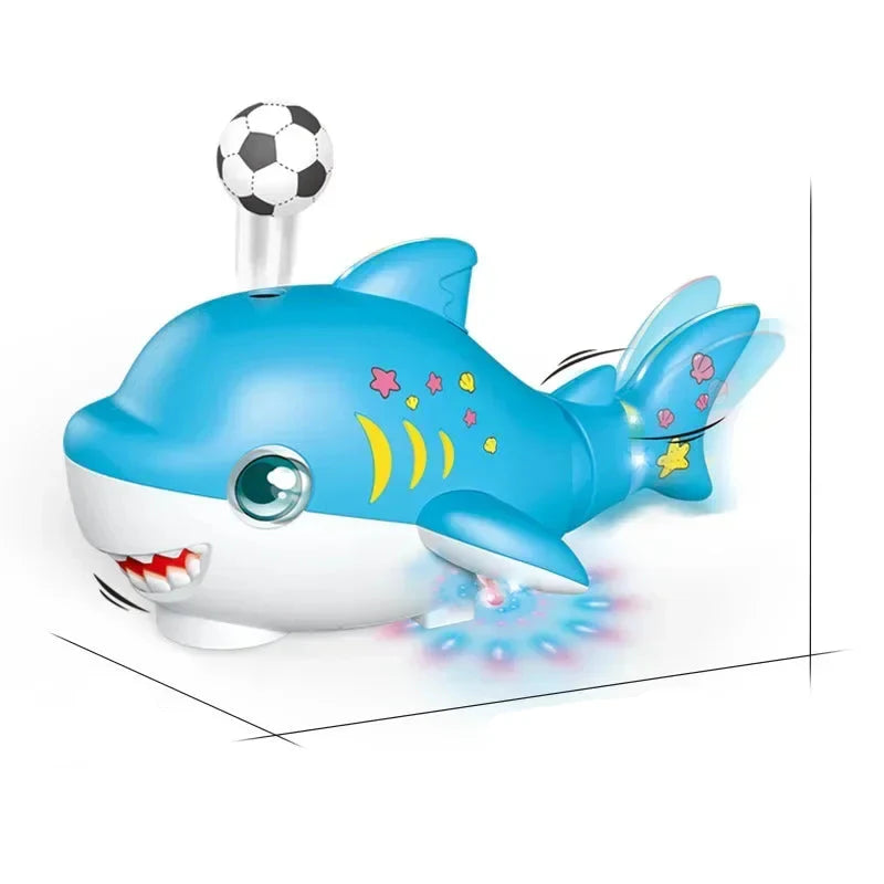 Shark Blowing Ball Car – Interactive Electric Toy for Kids
