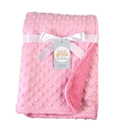 Baby Blanket – Warm Double Layer Swaddle Wrap