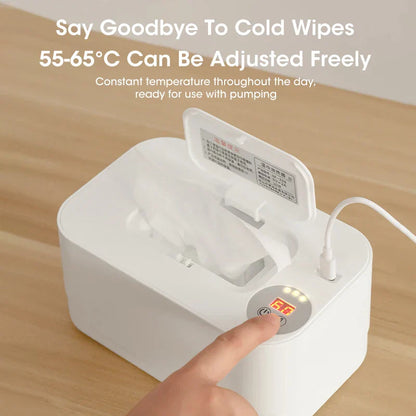 Baby Wipe Warmer – USB Charge Wet Towel Dispenser for Home and Car Use