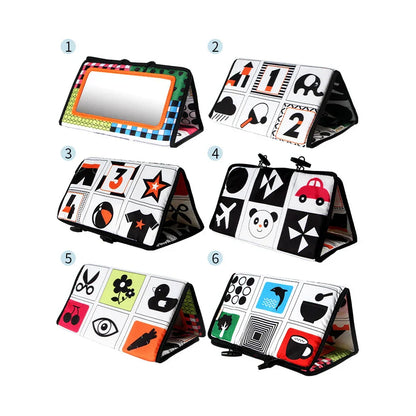 Foldable Crib Toy Activity Soft Book
