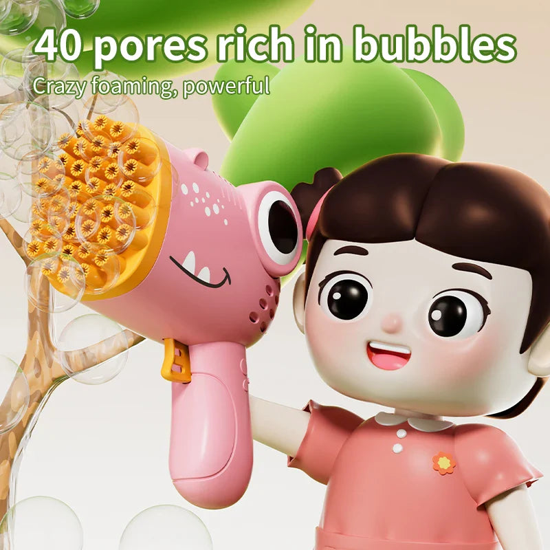 DinoBlast 40-Hole Bubble Gun
