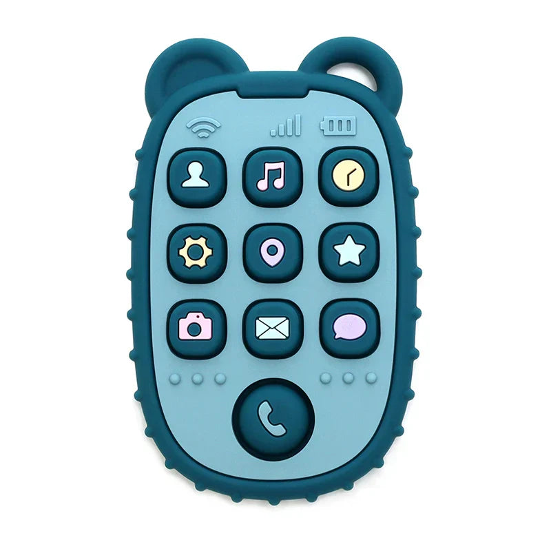 Baby Phone Teether – Silicone Teething Toy for Babies & Toddlers