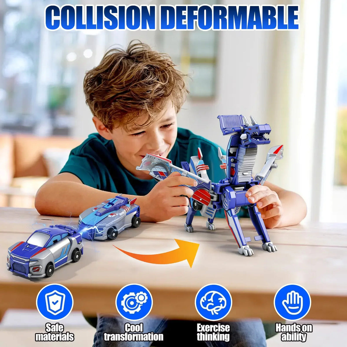 DragonShift – 2-in-1 Transforming Robot Car 🐉🚗