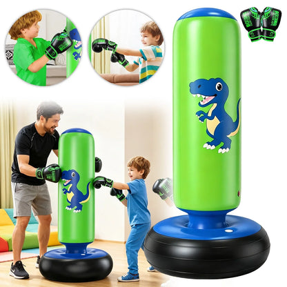 Inflatable Dinosaur Punching Bag for Kids