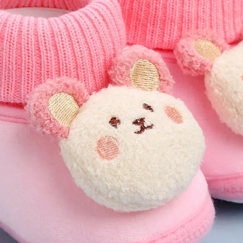 BearStep – Plush Anti-Slip Baby Crib Shoes 🐻👟