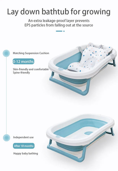 Baby Bath Support Pad – Adjustable Floating Bath Seat for Newborns