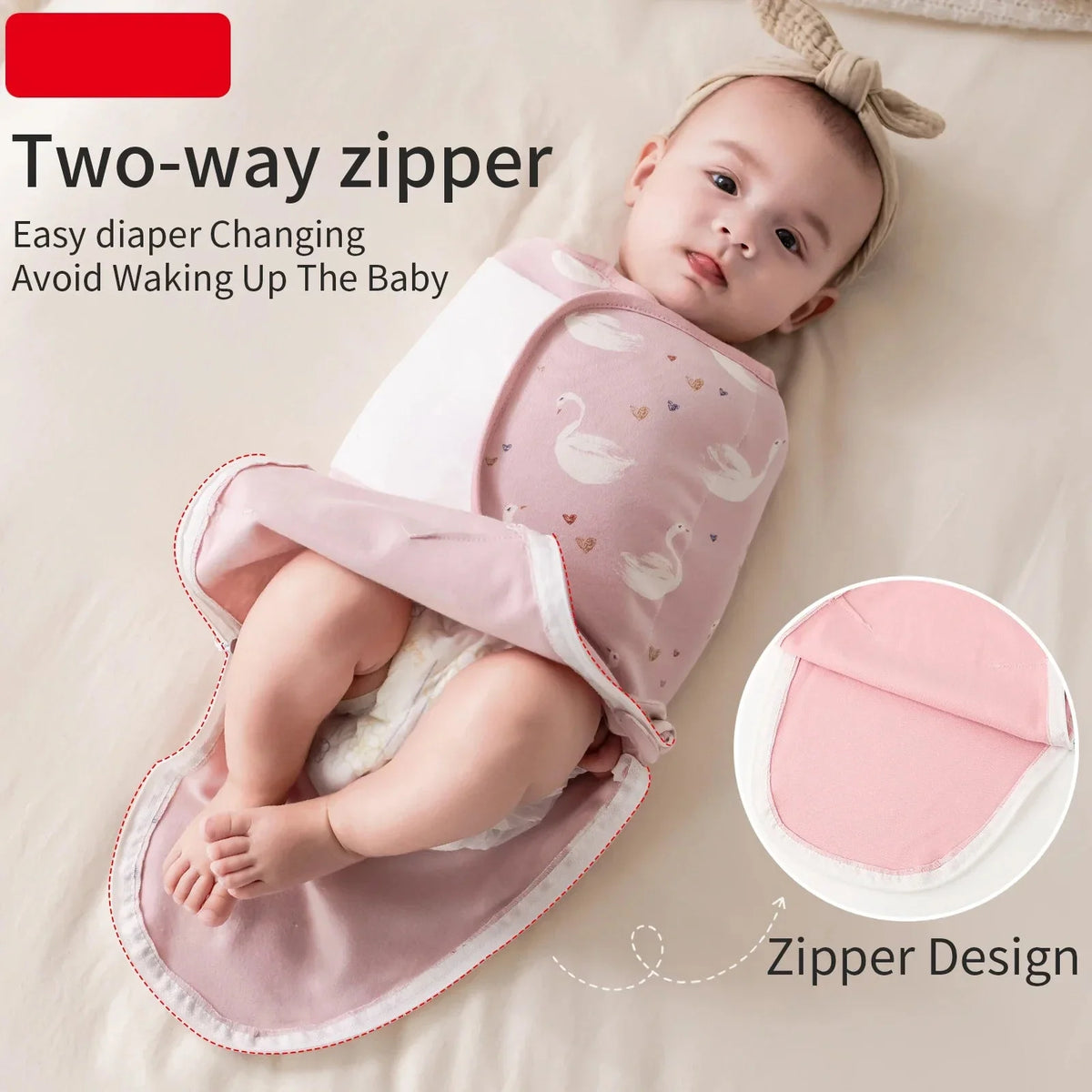 Adjustable Cotton Baby Swaddle Wrap  👶🌙