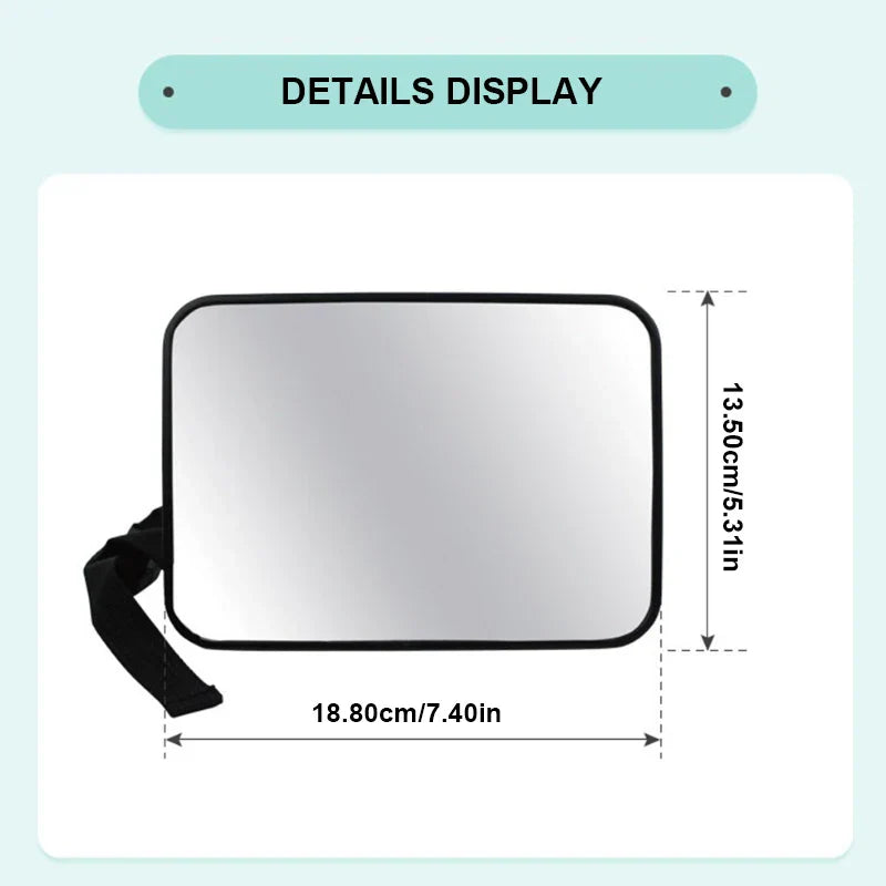 Car Rearview Mirror for Baby Safety – Universal Seat Headrest Mirror