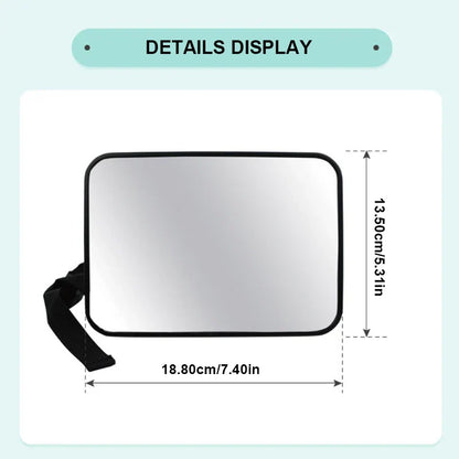 Car Rearview Mirror for Baby Safety – Universal Seat Headrest Mirror