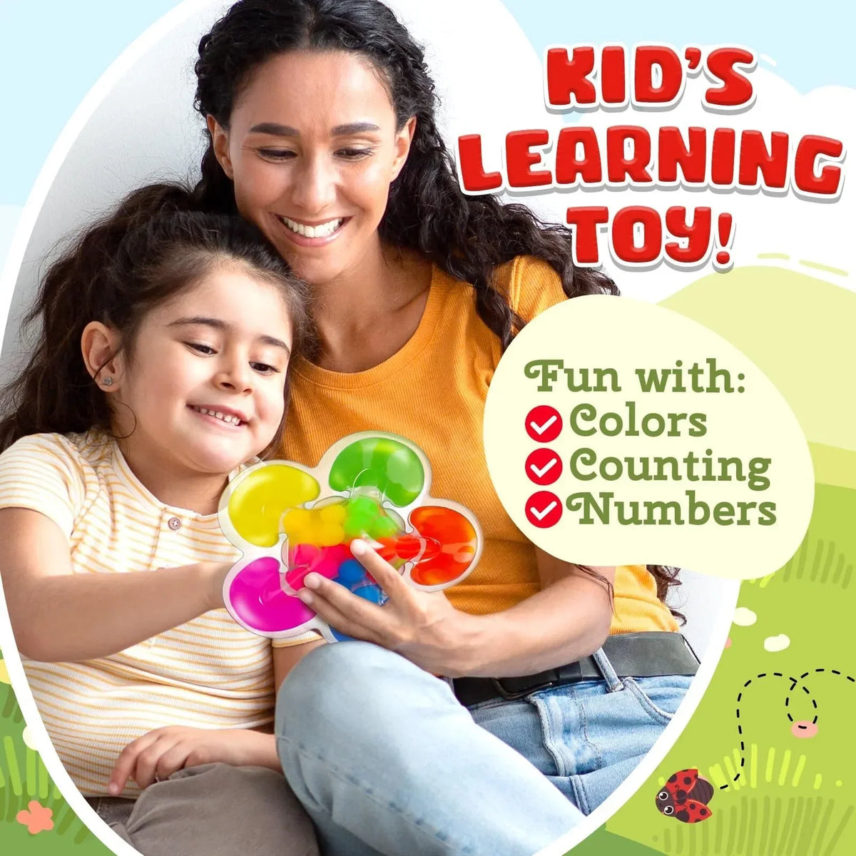 Colour Sorting Sensory Toy – Educational Matching Toy for Kids – Kids ...