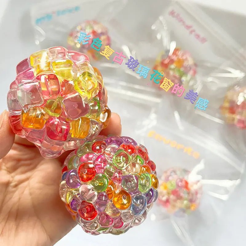Grape Squishy Ball – Satisfying Squeeze & Fidget Toy ✨