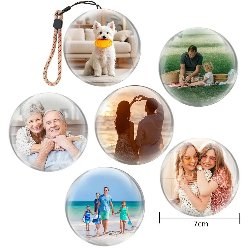 Personalised 3D Memory Ball Christmas Ornament