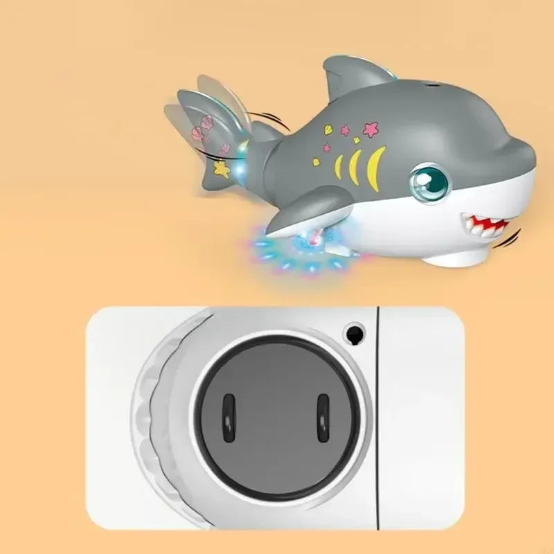 Shark Blowing Ball Car – Interactive Electric Toy for Kids