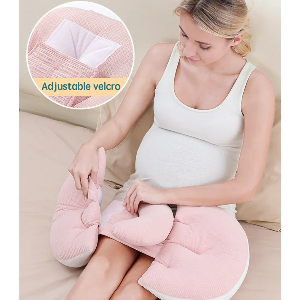 Pregnancy Waist Support Pillow – Adjustable Sleep Cushion