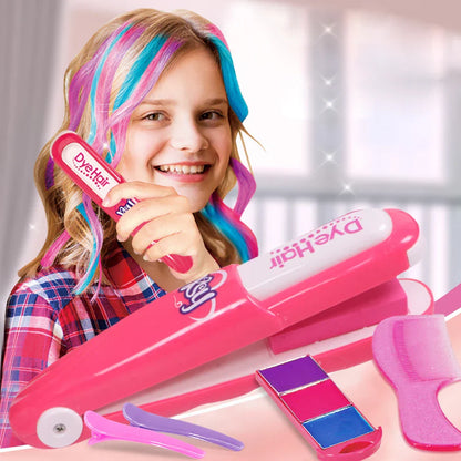 Children's Simulated Hair Dyeing Stick Set – DIY Hair & Makeup Tools