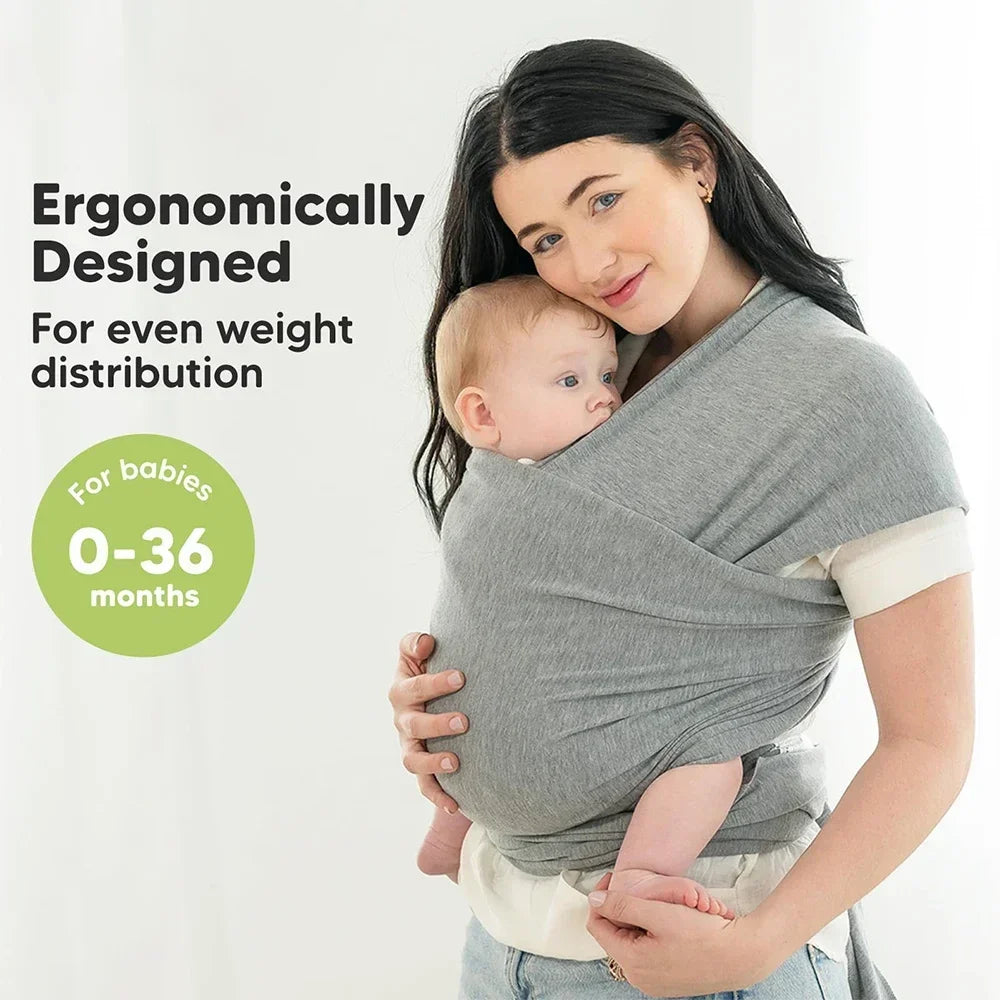 Baby Wrap Carrier – Breathable and Lightweight Baby Sling for Newborns