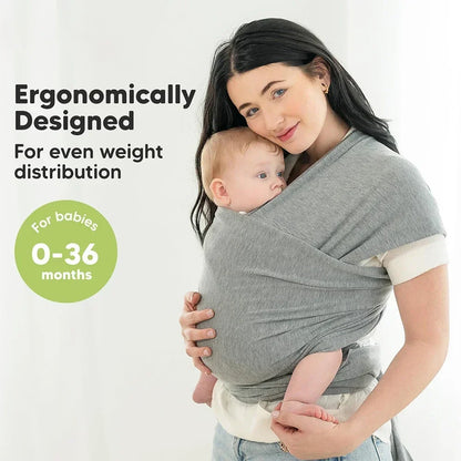 Baby Wrap Carrier – Breathable and Lightweight Baby Sling for Newborns