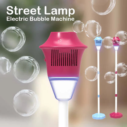 BubbleGlow Street Light Bubble Machine