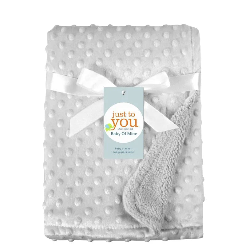 Baby Blanket – Warm Double Layer Swaddle Wrap