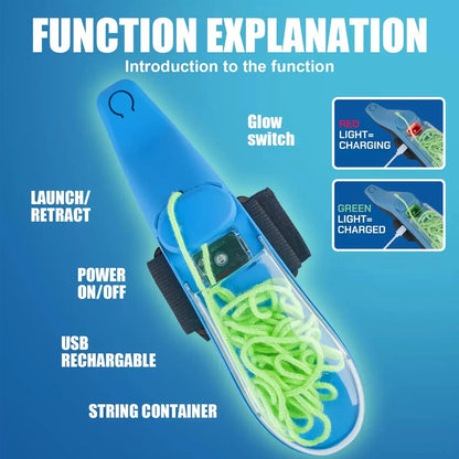 WebSlinger – Glow-in-the-Dark Wrist Launcher 🕸️✨