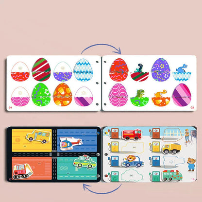 Busy Book for Kids: Animals & Numbers Learning Toy