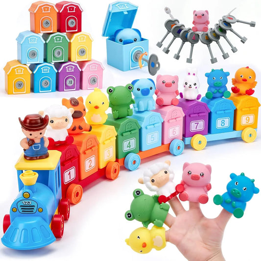 Montessori Learning Train & Surprise Gift Set