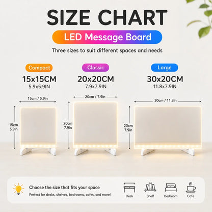LED Acrylic Drawing & Message Board for Kids