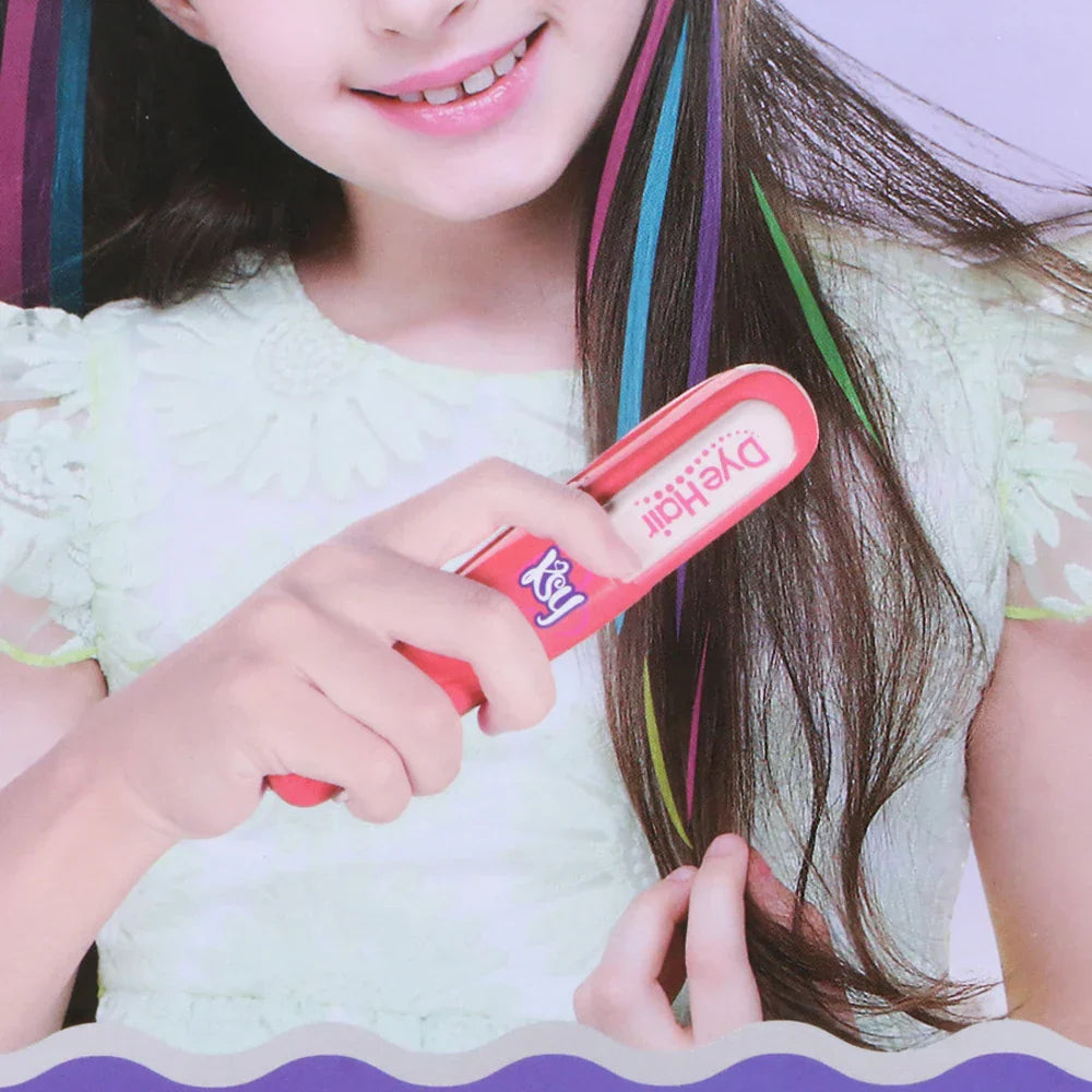 Children's Simulated Hair Dyeing Stick Set – DIY Hair & Makeup Tools