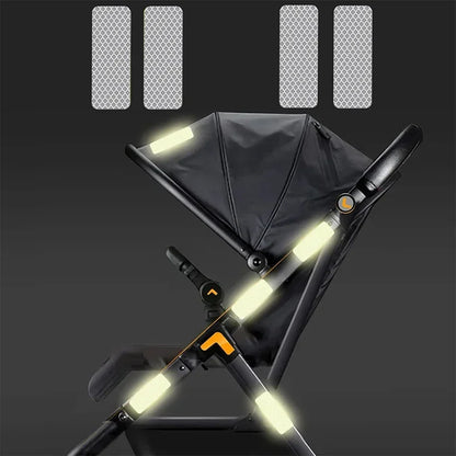 10pcs Waterproof Night Anti-Collision Reflective Patch – Baby Stroller Safety