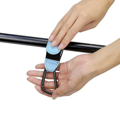 2 PCS Baby Stroller Hooks – 360° Rotatable Organizer